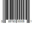 Barcode Image for UPC code 085780000051