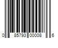 Barcode Image for UPC code 085793000086