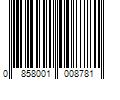 Barcode Image for UPC code 0858001008781