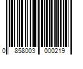 Barcode Image for UPC code 0858003000219