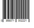 Barcode Image for UPC code 0858071002221