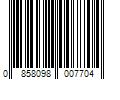 Barcode Image for UPC code 0858098007704