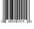 Barcode Image for UPC code 085830002158