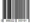 Barcode Image for UPC code 0858322000181. Product Name: AminoGenesis Genesis Amino  Gone in Sixty Seconds  Instant Wrinkle Eraser 0.5 oz.