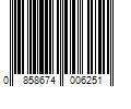 Barcode Image for UPC code 0858674006251