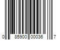 Barcode Image for UPC code 085900000367