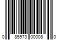 Barcode Image for UPC code 085973000080