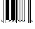 Barcode Image for UPC code 085983000070