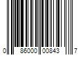 Barcode Image for UPC code 086000008437