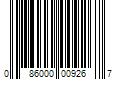 Barcode Image for UPC code 086000009267