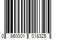 Barcode Image for UPC code 0860001018325