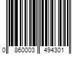 Barcode Image for UPC code 0860003494301