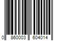 Barcode Image for UPC code 0860003604014