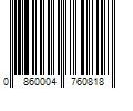 Barcode Image for UPC code 0860004760818