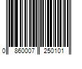 Barcode Image for UPC code 0860007250101