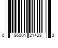 Barcode Image for UPC code 086001214233