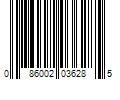 Barcode Image for UPC code 086002036285