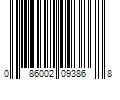 Barcode Image for UPC code 086002093868