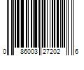 Barcode Image for UPC code 086003272026