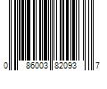 Barcode Image for UPC code 086003820937