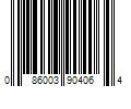 Barcode Image for UPC code 086003904064