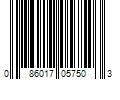 Barcode Image for UPC code 086017057503