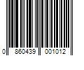 Barcode Image for UPC code 0860439001012