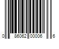 Barcode Image for UPC code 086062000066