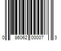 Barcode Image for UPC code 086062000073