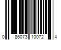 Barcode Image for UPC code 086073100724