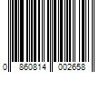 Barcode Image for UPC code 0860814002658