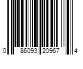 Barcode Image for UPC code 086093209674