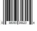 Barcode Image for UPC code 086093358204