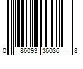 Barcode Image for UPC code 086093360368. Product Name: 