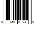 Barcode Image for UPC code 086100007743