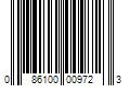 Barcode Image for UPC code 086100009723