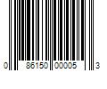 Barcode Image for UPC code 086150000053