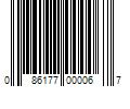 Barcode Image for UPC code 086177000067