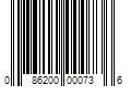 Barcode Image for UPC code 086200000736