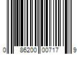 Barcode Image for UPC code 086200007179