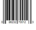 Barcode Image for UPC code 086232700123