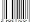 Barcode Image for UPC code 0862567000400