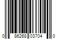 Barcode Image for UPC code 086268037040