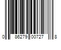 Barcode Image for UPC code 086279007278