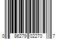 Barcode Image for UPC code 086279022707