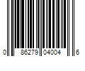 Barcode Image for UPC code 086279040046