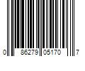 Barcode Image for UPC code 086279051707