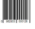 Barcode Image for UPC code 0862803000126