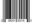 Barcode Image for UPC code 086301800150