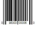 Barcode Image for UPC code 086303000060